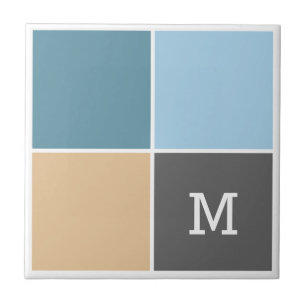 Azulejos feitos sob encomenda do monograma das