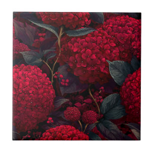 Azulejos Florais Negros Para Pavimento Doméstico