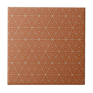 Azulejos geométricos do teste padrão de IndianRe