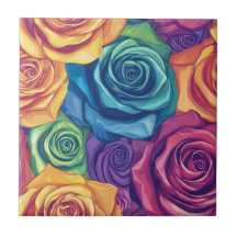 Azulejos legal De Cerâmica De Rosa Floral Para Ban