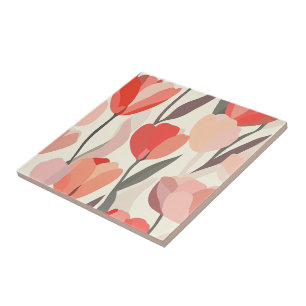 Azulejos legal De Cerâmica De Tulipas Florais Para