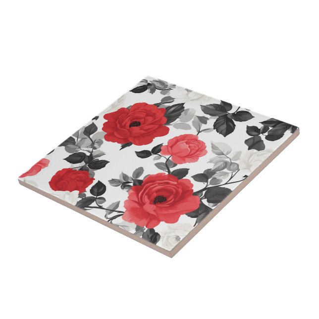 Azulejos legal De Rosa Mosaico Para Espaço Vivo (Lateral)