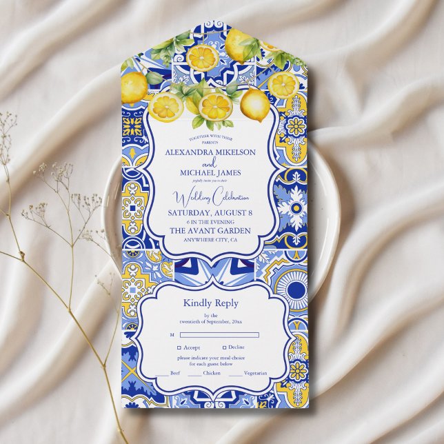 Azulejos Limões Casamento (Criador carregado)