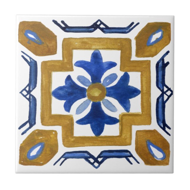 Azulejos mediterrânicos, majolica, estilo Sicilian (Frente)