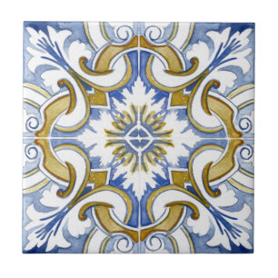 Azulejos mediterrânicos, majolica, estilo Sicilian