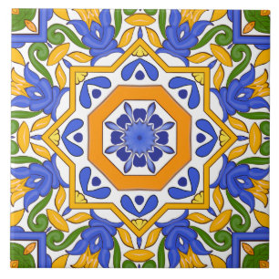 Azulejos mediterrânicos, majolica,verão,Azulejo ce