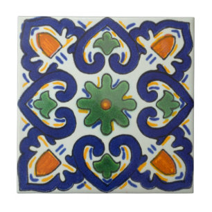 Azulejos Mexicanos Pintados à Mão Espaldar