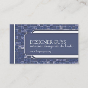 Azulejos modernos do cartão de visita