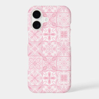 azulejos ornamentados cor-de-rosa