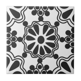 Azulejos - Padrão Mexicano P/B