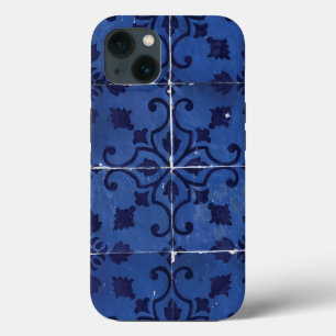 Azulejos Portugueses - Design Azulejo Azul Folha F