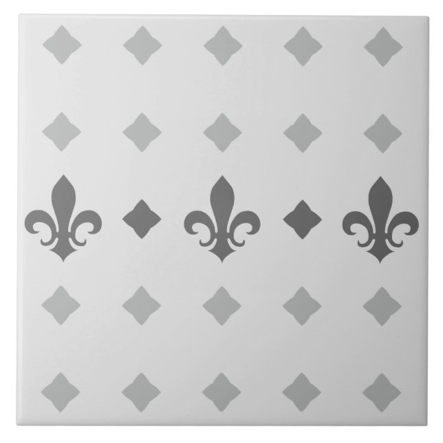 Azulejos Retro-Elegantes Modernos Fleur De Lis Pat (Frente)