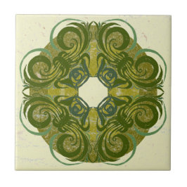 Azulejos retrorreflectores de padrão verde