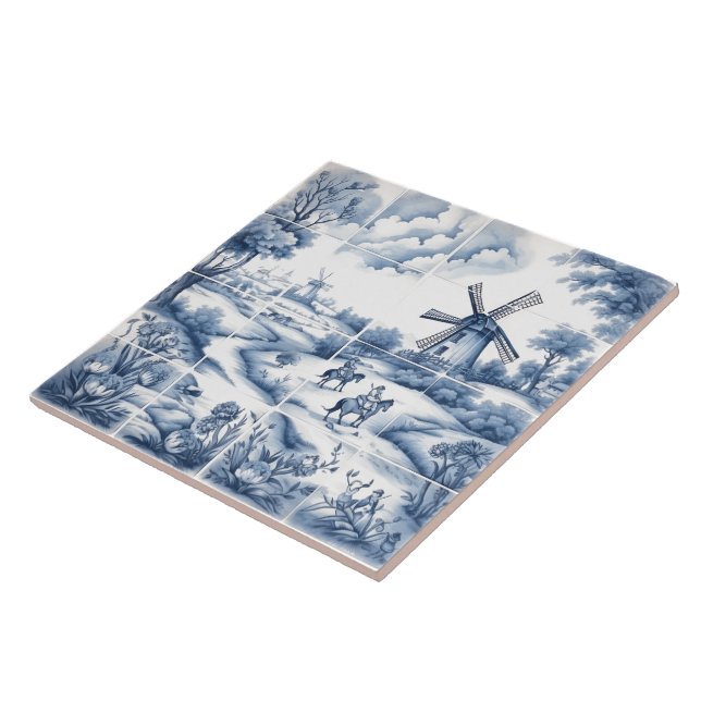 Azulejos Russos de Indigo do Campo (Lateral)