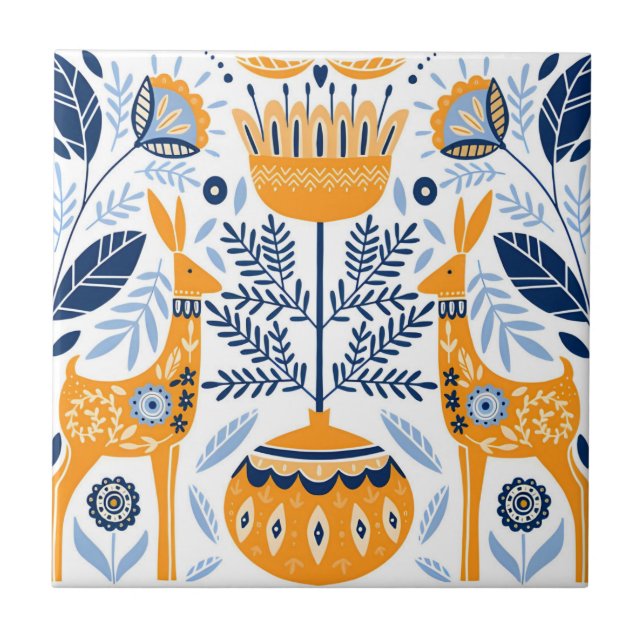 azulejos suecos clássicos (Frente)