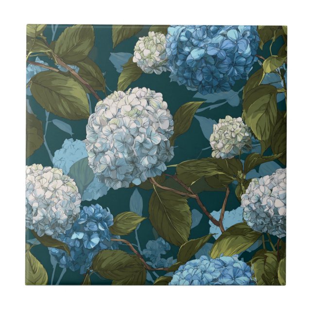 Azulejos Trendy Hydrangeas Para Pavimento Doméstic (Frente)