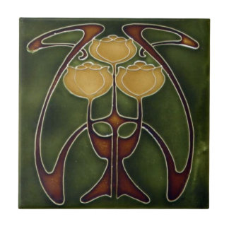 Azulejos - Tulipas Art Nouveau Reprodução