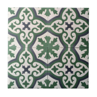 azulejos verdes da vintage