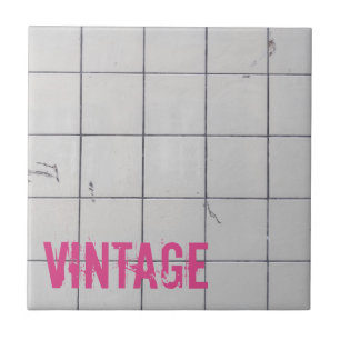 Azulejos White Vintage 80s 70s 60s versão retrô us