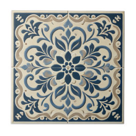 Azuljo Floral Azul Elegante - Design