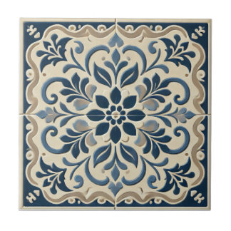Azuljo Floral Azul Elegante - Design