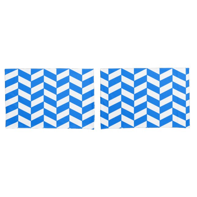 Azure Blue Herringbone (Frente - conjunto)