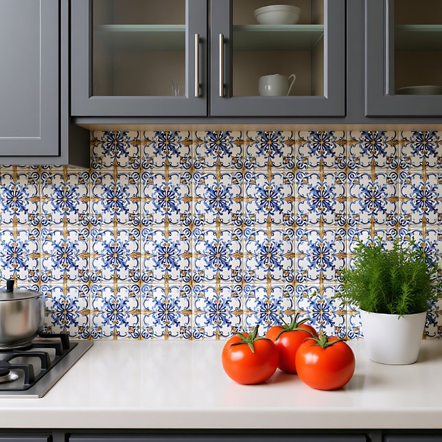 "Azure Opulence Mosaico (Azure Opulence Mosaic Ceramic Tile)