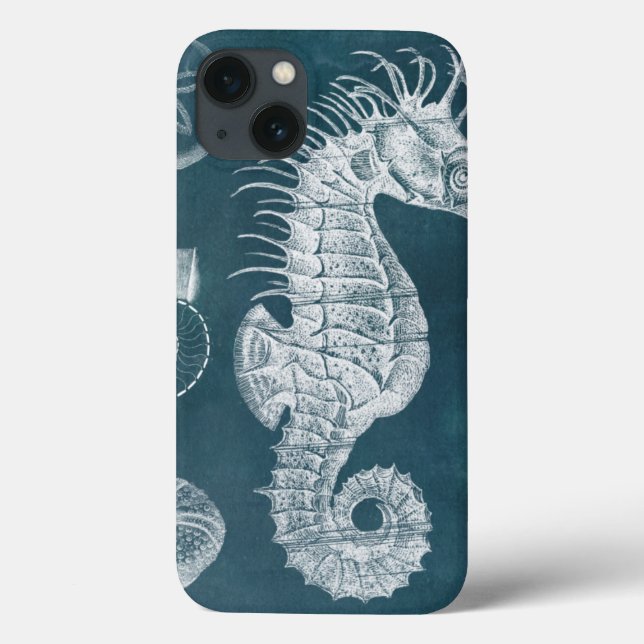 Azure Seahorse Study I (Verso)