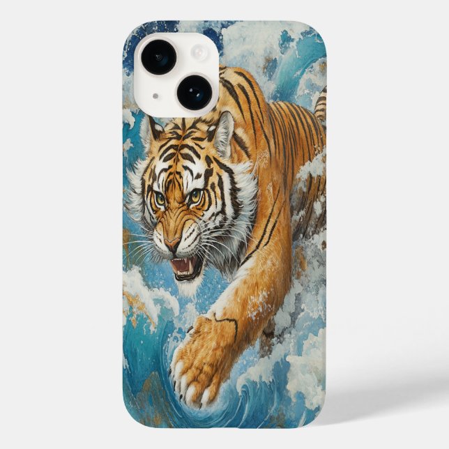 🐅 Azure Stride iPhone Case (Verso)