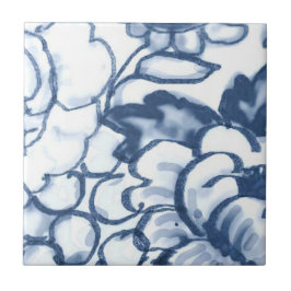 B4 - Azulejo mural da cesta de Delft - B4