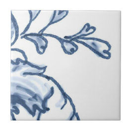 B6 - Azulejo mural da cesta de Delft - B6