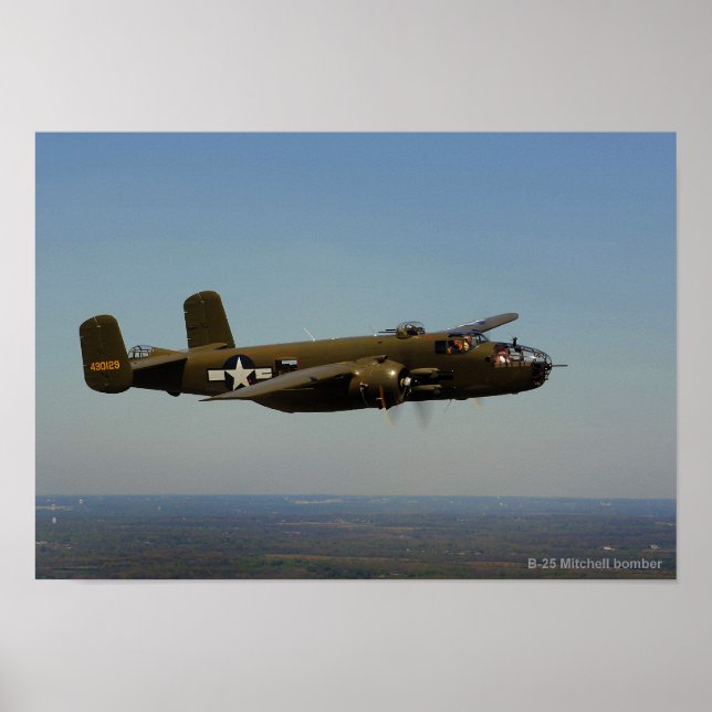 B-25 Mitchell Bomber 2 poster (Frente)