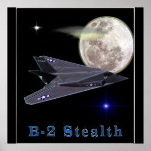 B-2 Posters de bombardeiros furtivos