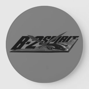 B-2 Relógio de Parede (Grande) Arredondado (Grand