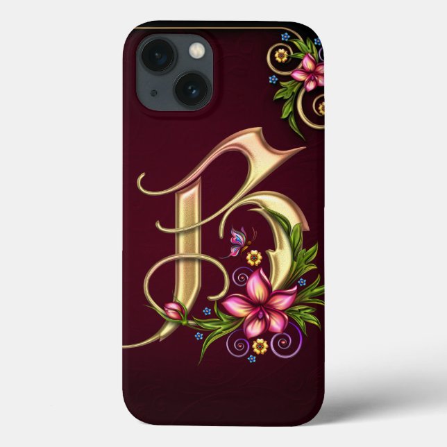 B Monograma iPad Air Case (Verso)