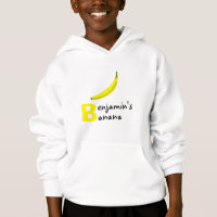 "B" para o seu primeiro nome e banana