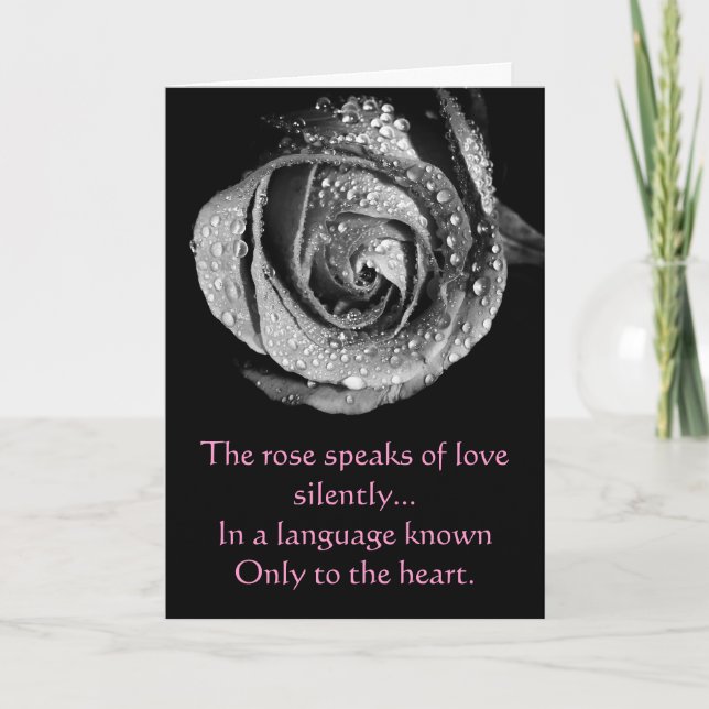 B&W aumentou com o cartão do dia dos namorados do (Frente)