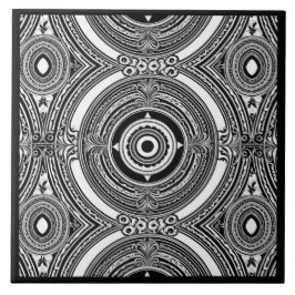 B&W Medallion Motif