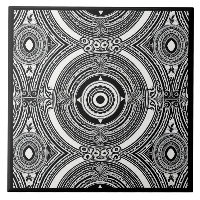 B&W Medallion Motif (Frente)