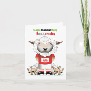 Ba,a,a,arnsley (Barnsley) Cartão de Futebol Divert
