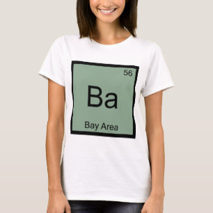 Ba - Camiseta Divertida com Símbolo de Elemento Qu