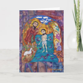 BAAPTISM IN BILBAO — Cartão de Férias Dobrado