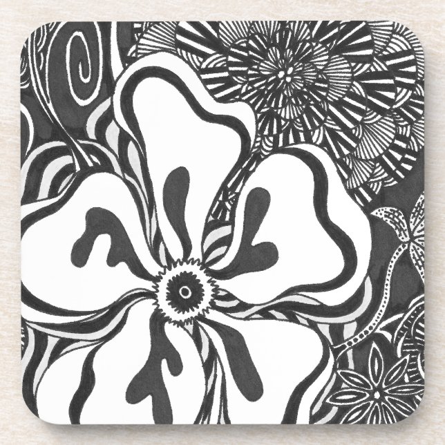 Babado Floral | Porta-copos Personalizáveis (Frente)