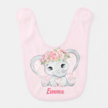 Aquarela Elefante Rosa-Rosa