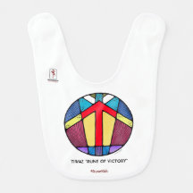 Art Nouveau Tiwaz - Rune the Victory Baby Bib