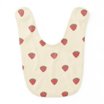 Babete de Morango para Bebês/Infantinhos