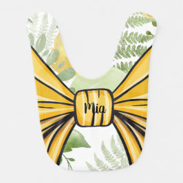 Babador Bebê com Arco e Flores