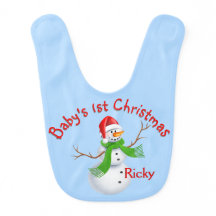 Bebê é o primeiro Natal Neve