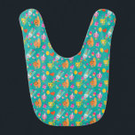 Babador Birthday Critters Bib<br><div class="desc">Uma bíblia divertida e colorida para a celebração de bebês ou aniversários de criança,  apresenta criaturas de aniversário incluindo um porco,  esquilo,  coelho coelho e gato,  assim como corações,  presentes e balões em fundo lacrimal.</div>