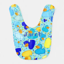 Estilo de Patos e Pontos Personalizados - 3-Azul